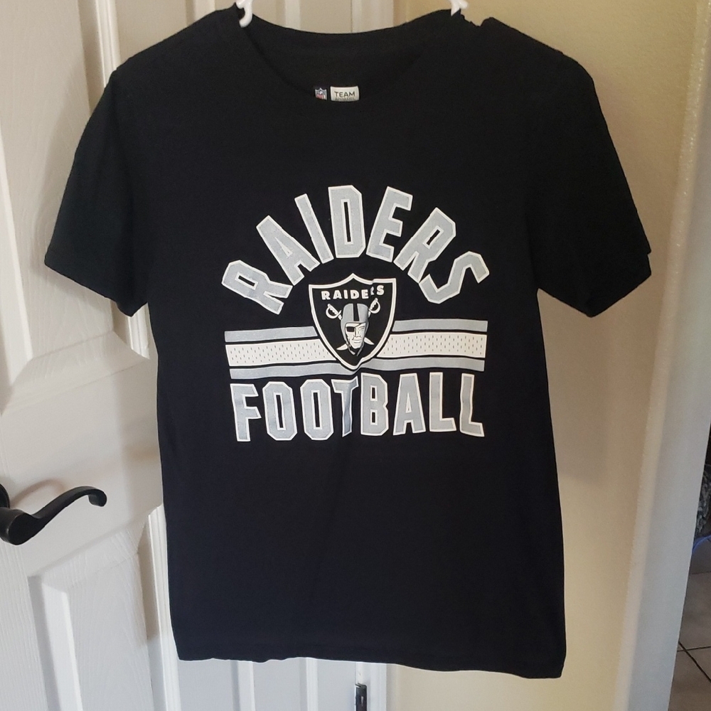 NFL Raiders Black Short Sleeve Tee